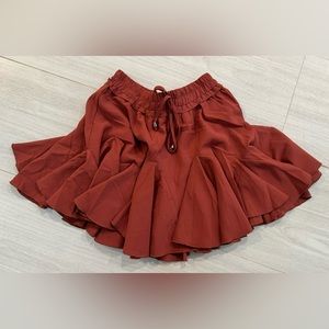 Main Strip Ruffle Skirt